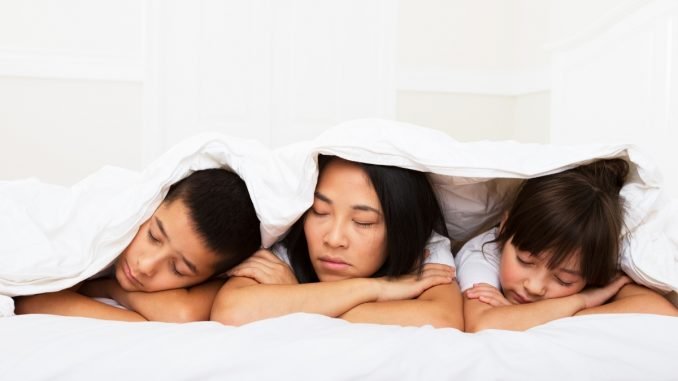Mothers with multiple children report more fragmented sleep than fathers